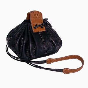 Leather bucket bag women, leather crossbody bag, boho bag, leather drawstring